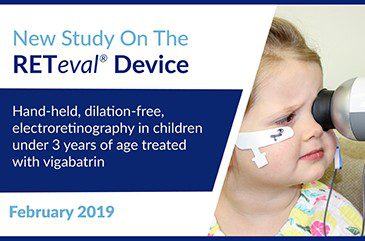 Hand-held, dilation-free, electroretinography in children under 3 years of age treated with vigabatrin