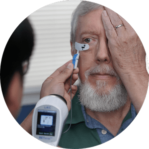 RETeval handheld ERG with Sensor Strip skin electrodes