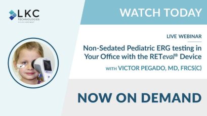 Non-Sedated Pediatric ERG Testing